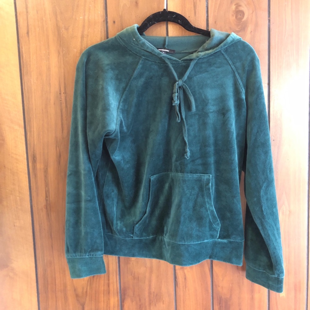 Velvet hoodie